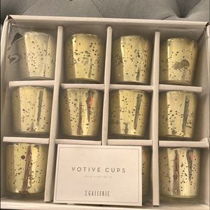 Vintage gold candle holders